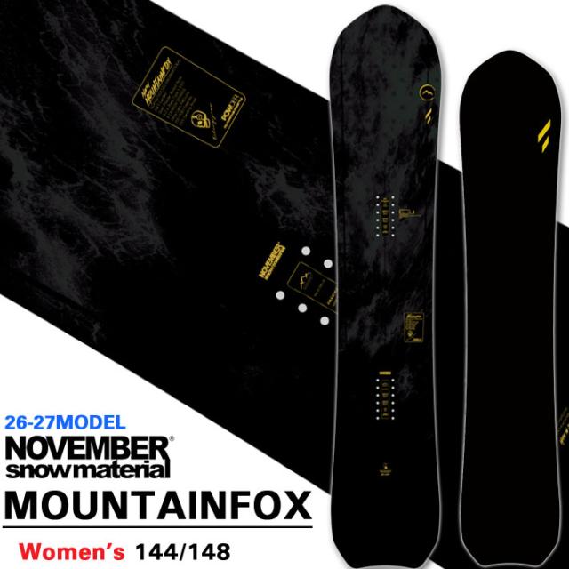 予約商品] 26-27 NOVEMBER ノベンバー スノーボード SNOWBOARD