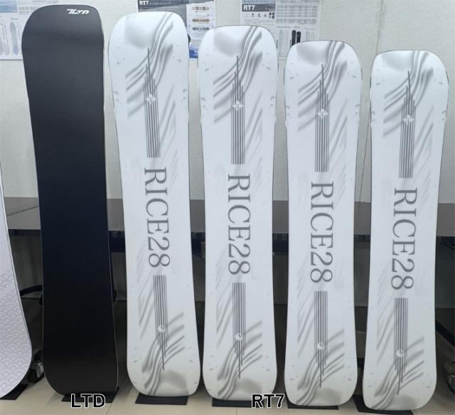 [予約商品] 26-27 ライス 28 スノーボード RT7 LTD アールティー セブン リミテッド RICE28 メンズ 151cm 154cm グラトリ オガサカ製 オールラウンド ラントリ 井口勝文 いぐっちゃん スノボ 板 2026 2027 日本正規品_7
