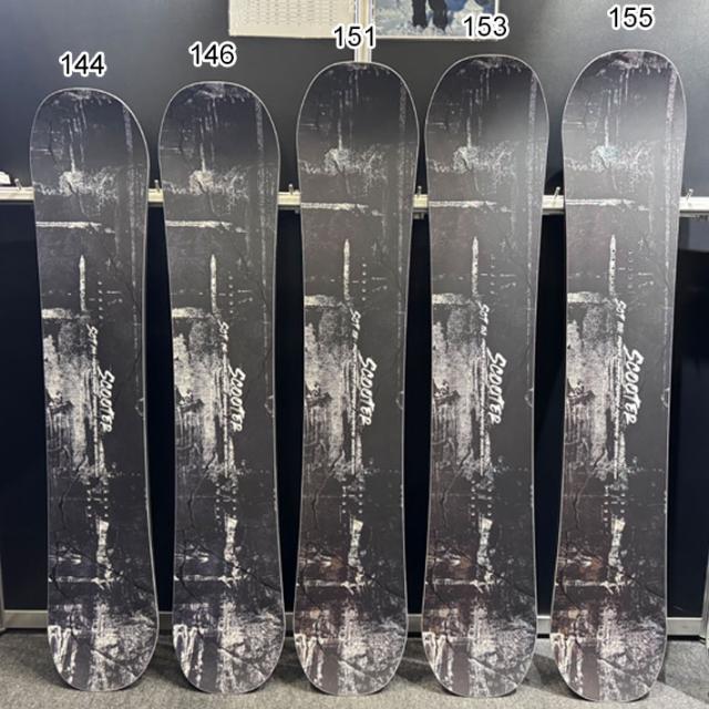 [予約商品] 26-27 スクーター スノーボード SCOOTER SCT エスシーティー 144cm 146cm 151cm 153cm 155cm 岡島弘晃 パークライド スノボ 板 日本正規品 2026 2027_6
