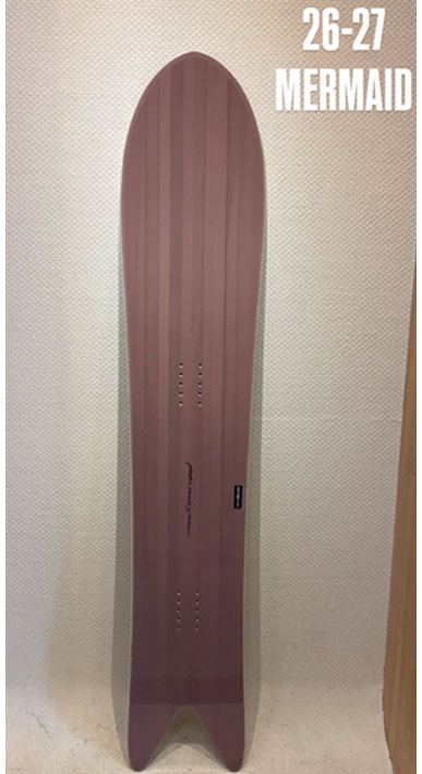 [予約商品] 26-27 GENTEMSTICK ゲンテンスティック MERMAID マーメイド 151cm レディース スノーボード パウダーボード アクセルキャンバー 板 2026 2027_2