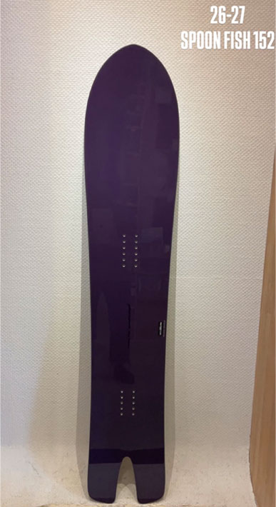 [予約商品] 26-27 GENTEMSTICK ゲンテンスティック SPOON FISH 152cm スプーンフィッシュ スノーボード パウダーボード アクセルキャンバー 板 2026 2027_2