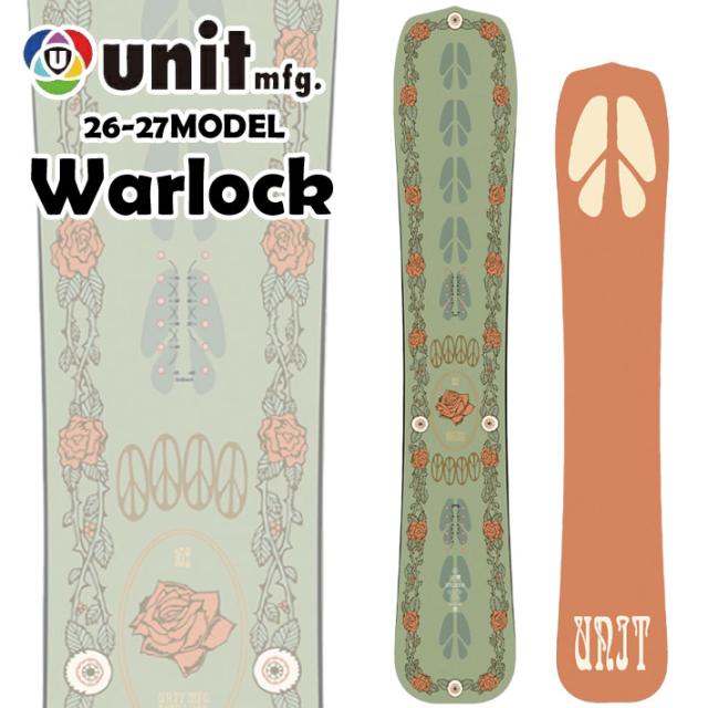 予約商品] 26-27 ユニット スノーボード Unit Warlock ウォーロック