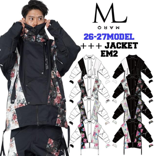 [予約商品] 26-27 MARQLEEN +++ JACKET EM2 MQ07003EM2 マークリーン スノーボードウェア ジャケット ユニセックス [001／991／005／995／006／996／007／997] 34,749円