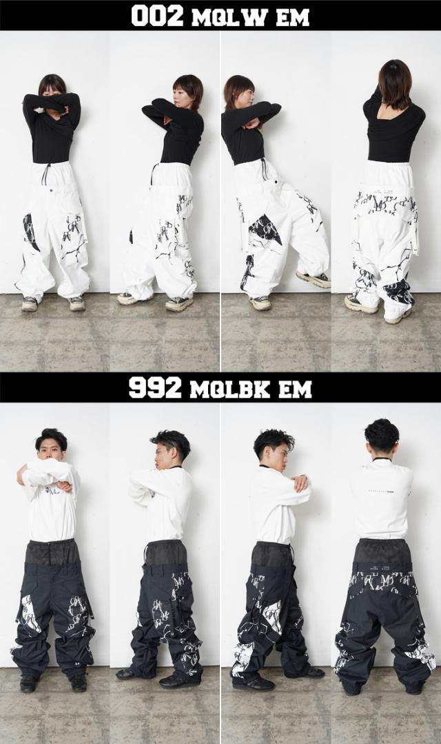 [予約商品] 26-27 MARQLEEN +++ PANTS EM MQ07503EM マークリーン スノーボードウェア パンツ ユニセックス [002／992／004／994／009／999]_1
