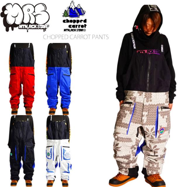 [予約商品] 26-27 マウンテンロックスター ウェア Mtn. Rock Star [CHOPPED CARROT PANTS] チョップド キャロット パンツ つなぎ MOUNTAIN ROCK STAR マンロク ウエア パンツ ユニセックス スノーボード 日本正規品