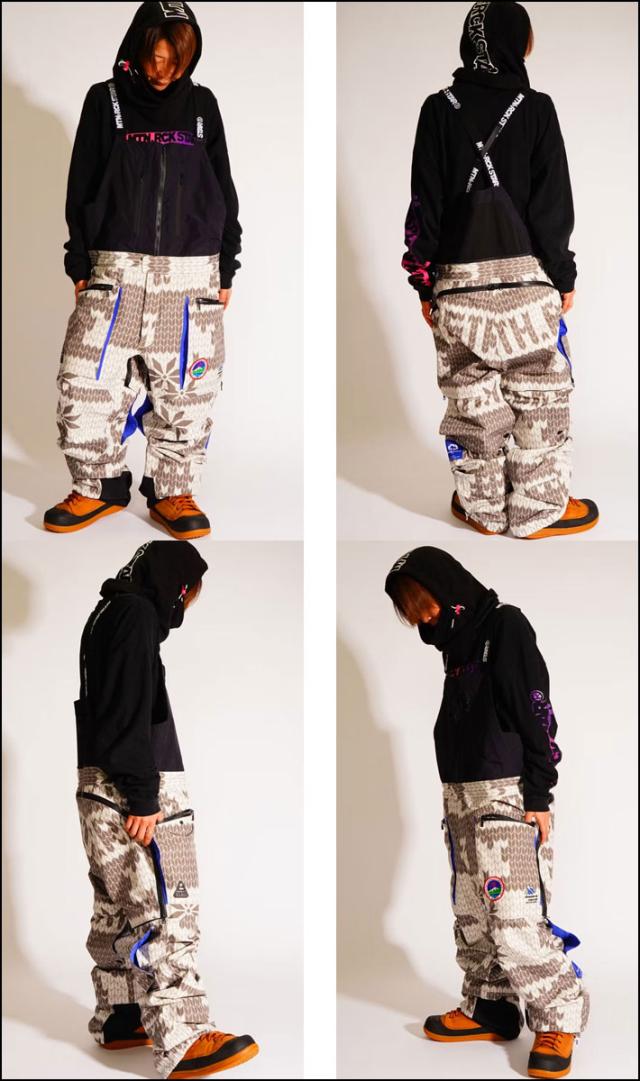 [予約商品] 26-27 マウンテンロックスター ウェア Mtn. Rock Star [CHOPPED CARROT PANTS] チョップド キャロット パンツ つなぎ MOUNTAIN ROCK STAR マンロク ウエア パンツ ユニセックス スノーボード 日本正規品_6