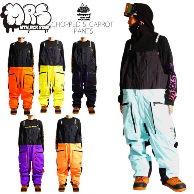 [予約商品] 26-27 マウンテンロックスター ウェア Mtn. Rock Star [CHOPPED CARROT S PANTS] チョップド キャロット エス パンツ つなぎ MOUNTAIN ROCK STAR マンロク ウエア パンツ ユニセックス スノーボード 日本正規品