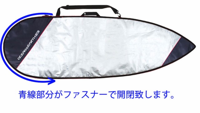 サーフボードケース ショートボード用 OCEAN＆EARTH BARRY SHORT 5.4 