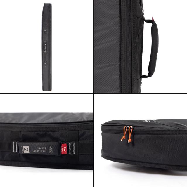 OCEAN＆EARTH サーフボードケース ハードケース COR-X コアエックス FISH/SHORT TRAVEL COVER 6.4ft 2BOARD オーシャンアンドアース [サーフトリップ特集]