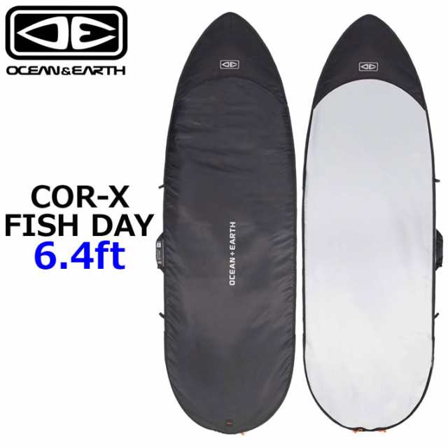 OCEAN＆EARTH サーフボードケース ハードケース COR-X コアエックス FISH DAY COVER 6.4ft オーシャンアンドアース [サーフトリップ特集]