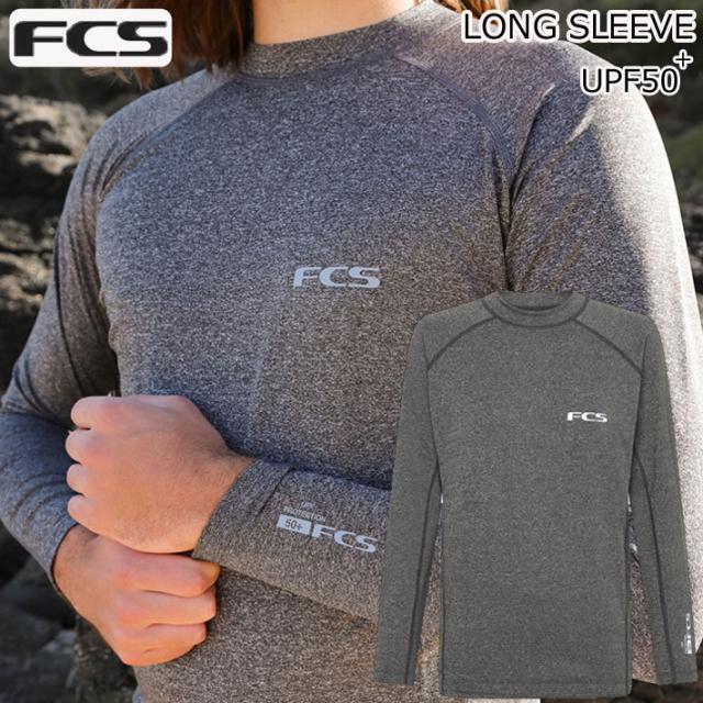 FCS ラッシュガード メンズ 長袖 LONG SLEEVE UPF50+ 紫外線対策 エフシーエス サーフィン マリンスポーツの通販は