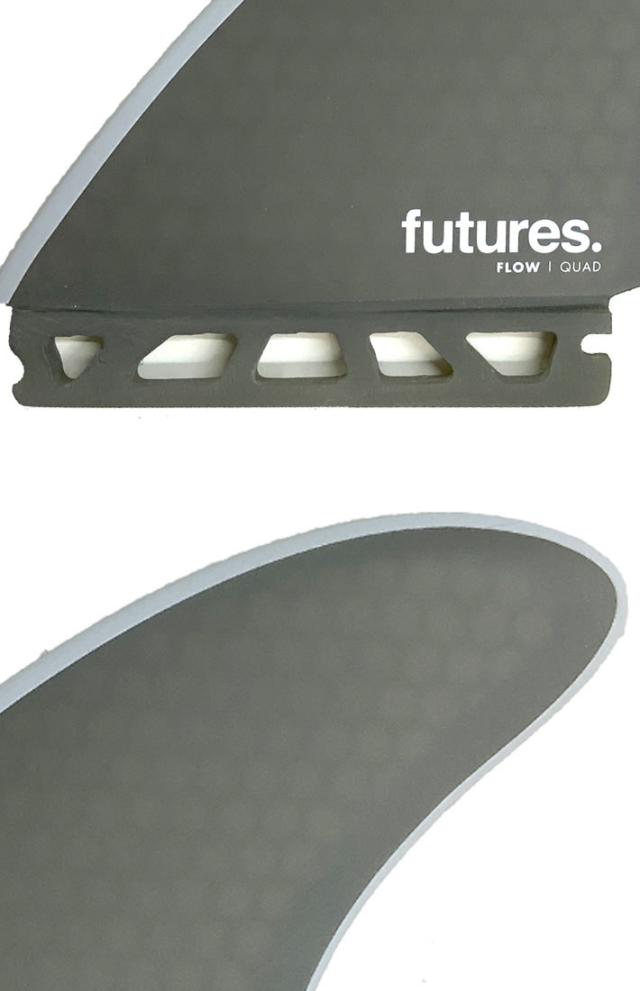 ショートボード用フィン FUTURES FIN フューチャーフィン RTM HEX FLOW QUAD ショートボード フィン クワッドフィン 4枚セット_2
