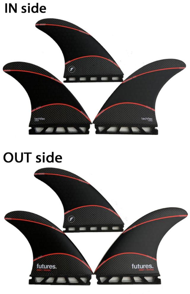 Futures フィン JORDY Tech flex 3.0 Large futures サーフボード