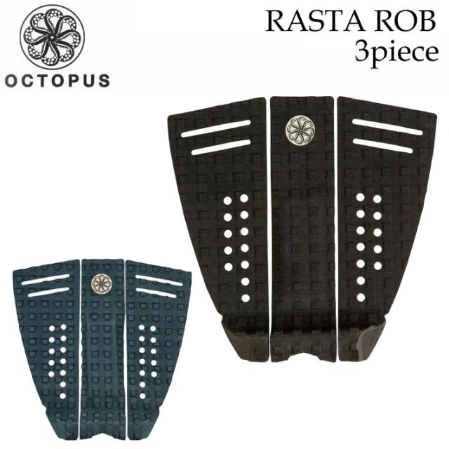 オクトパス デッキパッド  [6] OCTOPUS RASTA ROBB 3ピース OCTO GRIP ショートボード用 デッキパッチ デッキパット サーフボード サーフィン の通販は 5,834円