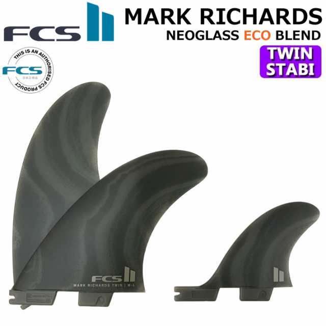 [店内ポイント20倍中!!] FCS2 FIN フィン MR MARK RICHARDS TWIN +1 NG [Smoke Swirl] エフシーエス2 マークリチャーズ エコネオグラス