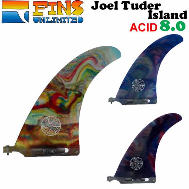 2024 FINSUNLIMITED フィンズアンリミテッド フィン Joel Tuder Island 8.0 [ACID] ジョエル・チューダー アイランド シグネイチャーフィ