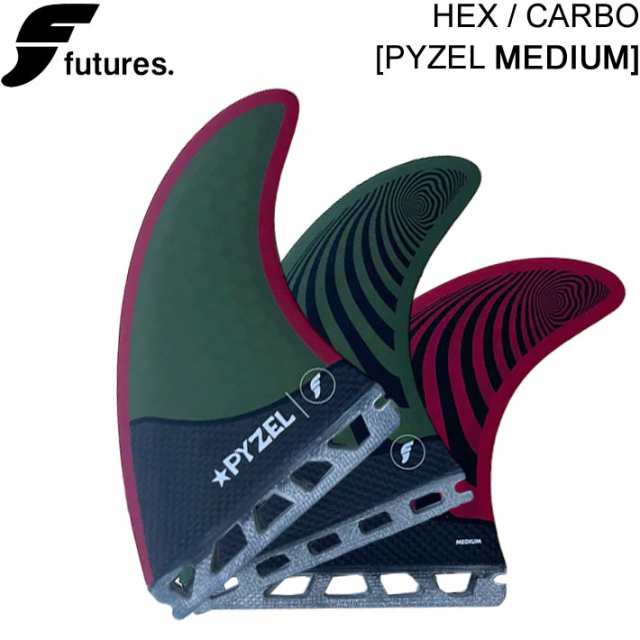 FUTURES FIN フューチャーフィン HEX／CARBON PYZEL MEDIUM