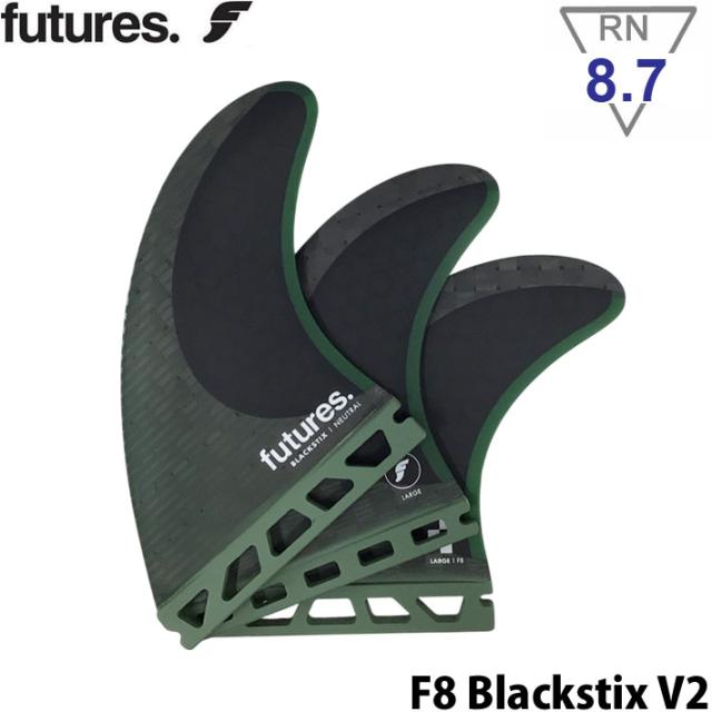 futures. BLACKSTIX 4.0 F8 VECTOR II [Large] フューチャーフィン ショートボード フィン 3枚セット F8 V2