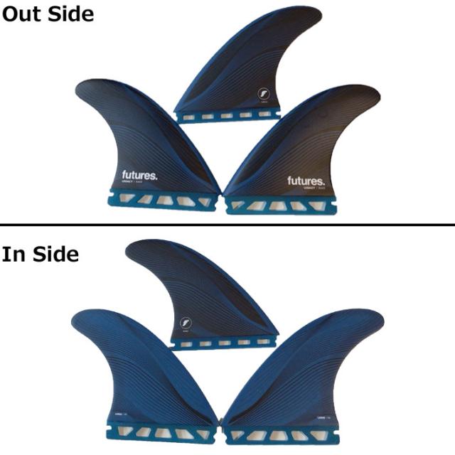 FUTURES FIN フューチャーフィン RTM HEX LEGACY R8 レガシー TRI FIN