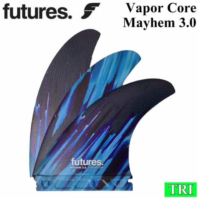 FUTURES FINS フューチャーフィン VAPOR CORE MAYHEM 3.0 CARBON カーボン 超軽量 ショートボード フィン トライフィン 3枚セットの通販は