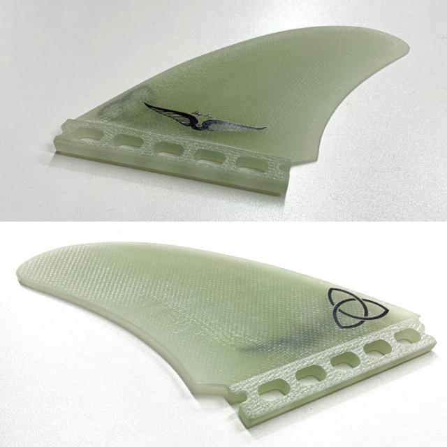 ショートボード用フィン NVS Fin ネイクド バイキング サーフ フィン SKIP FRYE TWIN FIN スキップフライ ツイン フィン Naked Viking Surf ショートボード フィン ツインフィン 2枚セット_2