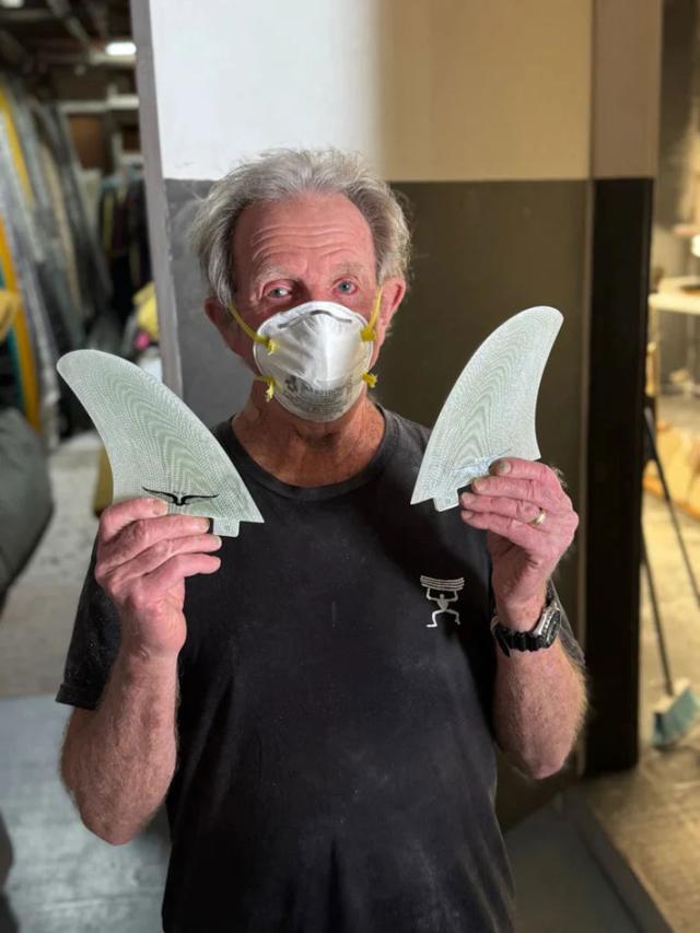 ショートボード用フィン NVS Fin ネイクド バイキング サーフ フィン SKIP FRYE TWIN FIN スキップフライ ツイン フィン Naked Viking Surf ショートボード フィン ツインフィン 2枚セット_3