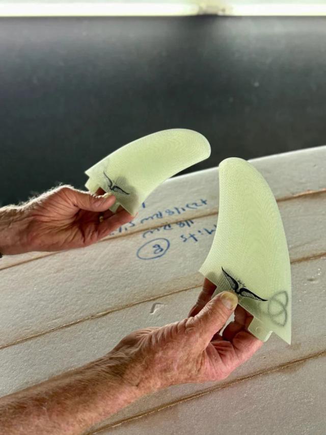 ショートボード用フィン NVS Fin ネイクド バイキング サーフ フィン SKIP FRYE TWIN FIN スキップフライ ツイン フィン Naked Viking Surf ショートボード フィン ツインフィン 2枚セット_4