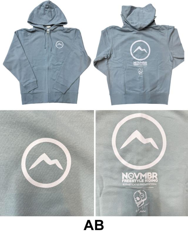 NOVEMBER ノベンバー スノーボード パーカー ZIP-PARKA [N13] [N14] ジップパーカー 長袖 ジップアップパーカー スウェット ノーベンバー_2