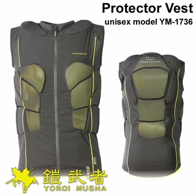 鎧武者 プロテクター ヨロイムシャ プロテクターベスト Protector Vest [YM-1736] 上半身 ノースリーブ スリーブレス ユニセックス XRD O