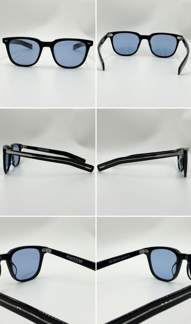 極美品 BLACK FLYS サングラス 偏光ブラウンレンズ シルバーフレーム  