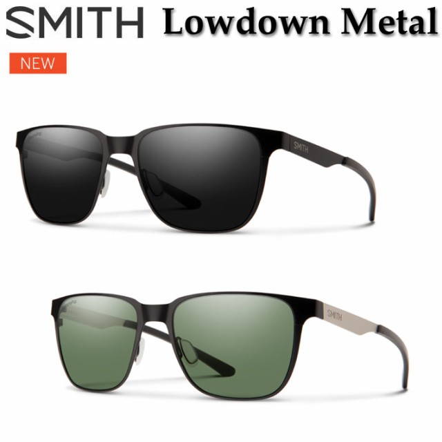 NEW SMITH スミス サングラス [Lowdown Metal ローダウン メタル] 偏光レンズ 偏光 クロマポップ Chromapop Polarized アウトドア 日本正