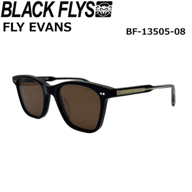 BLACK FLYS 黒眼鏡 [BF-13505-08] 黒いこと飛球 FLY EVANS 飛球エバンス ジャパン相応う