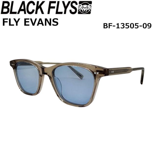 BLACK FLYS 黒眼鏡 [BF-13505-09] 黒いこと飛球 FLY EVANS 飛球エバンス ジャパン相応う