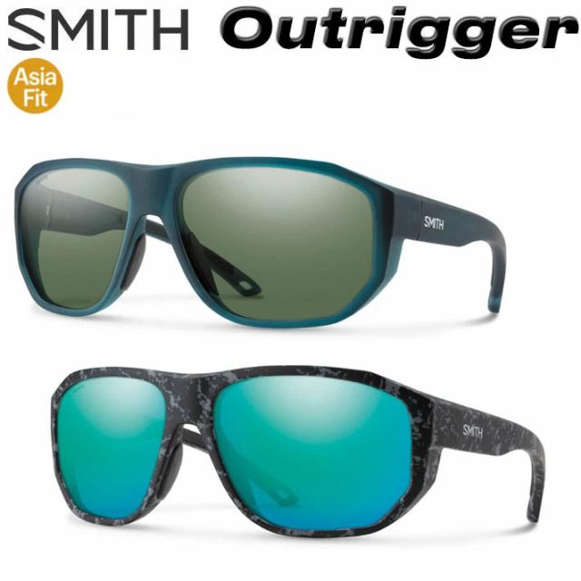 SMITH スミス サングラス [Outrigger アウトリガー] Asia Fit アジアンフィット 偏光レンズ 偏光 クロマポップ Chromapop Polarized 釣り フィッシング アウトドア 日本正規品