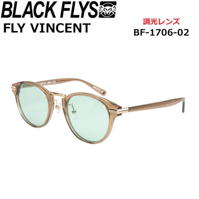 BLACK FLYS サングラス [BF-1706-02] ブラックフライ FLY VINCENT フライ ビンセント PHOTOCHROMIC LENS 調光レンズ 調光 ジャパンフィット