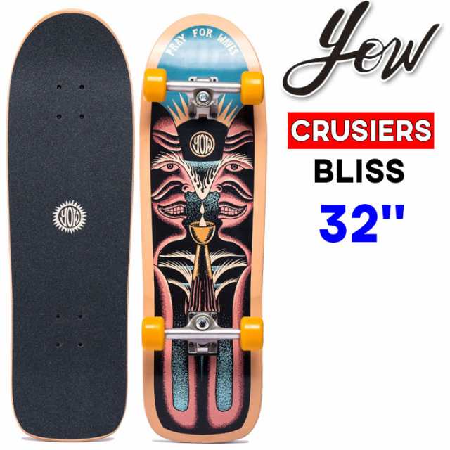 2024 YOW サーフスケート サーフクルーザー ヤウ BLISS 32インチ ブリス [39] SURFCRUSIERS コンプリート クルーザー スケートボード 街乗り 移動 CRUISERS LEGASEE OLDSCHOOL 日本国内正規品