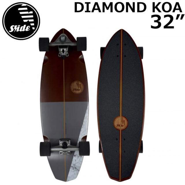 SLIDE サーフスケート スライド DIAMOND KOA 32inch サーフスケートボード コンプリート スケートボード スケボー サーフィン SLIDE SURF SKATEBOARDS 日本正規品