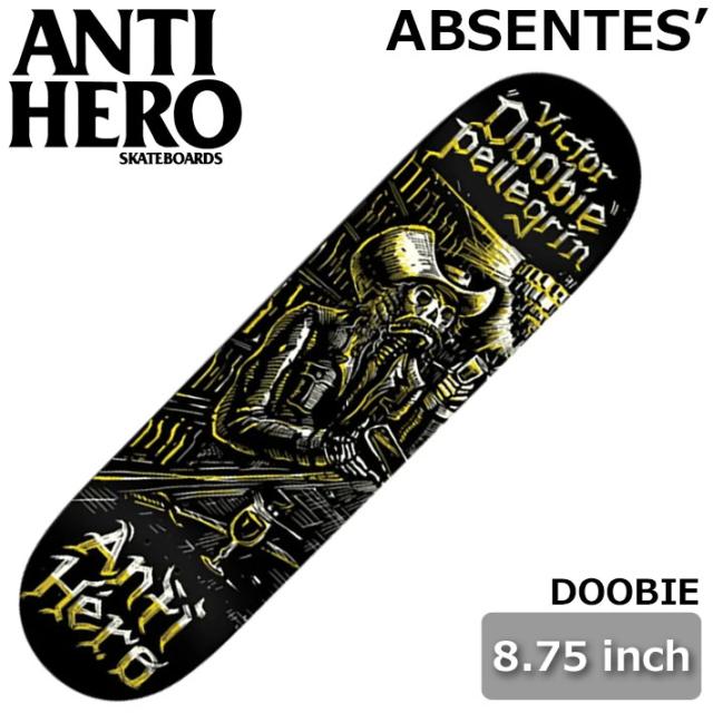 スケート デッキ ANTI HERO アンチヒーロー スケートボード [AN-7] 8.75inch ABSENTES DOOBIE スケボー パーツ SKATE BOARD DECK
