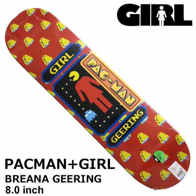 スケート デッキ GIRL ガール スケートボード PACMAN + GIRL [G-14] 8.0inch BREANA GEERING ブレアナ・ゲーリング スケボー パーツ SKAT