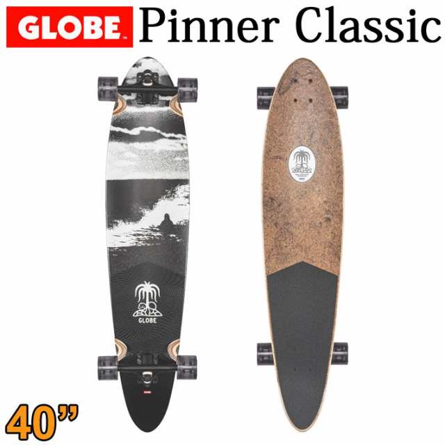 クリアランス卸値 [在庫限り] GLOBE スケートボード グローブ Pinner Classic [15] Coconut Black Tide  40インチ コンプリート サーフスケート スケボー サ スポーツ・アウトドア