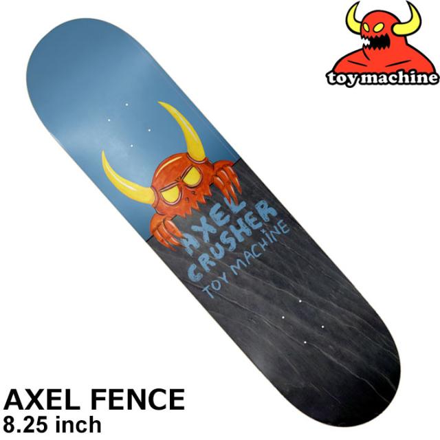 トイマシーン デッキ スケートボード TOY MACHINE DECK AXEL FENCE [TM2] 8.25inch AXEL CRUYSBERGHS アクセル・クライスバーグス スケボー パーツ SKATE BOARD DECK