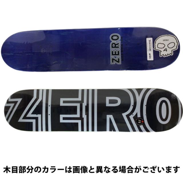 ゼロ スケートボード デッキ BOLD CLASSIC BLACK #03  [ZE5] 8.0inch ZERO sk8スケボー_1