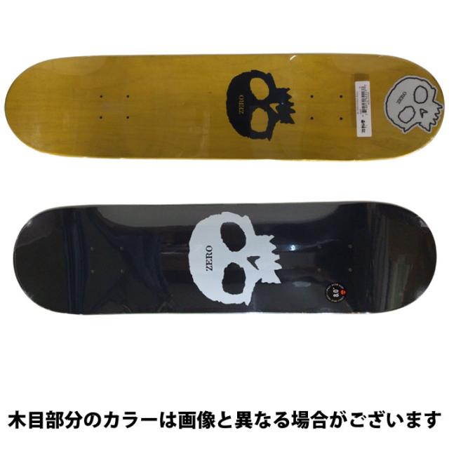 [デッキテープリンクあり] [26skateデッキ] [26ゼロ] [即] [ZEROデッキ] [10%] ゼロ スケートボード デッキ SINGLE SKULL #03 [ZE6] 8.0inch ZERO sk8スケボー_1