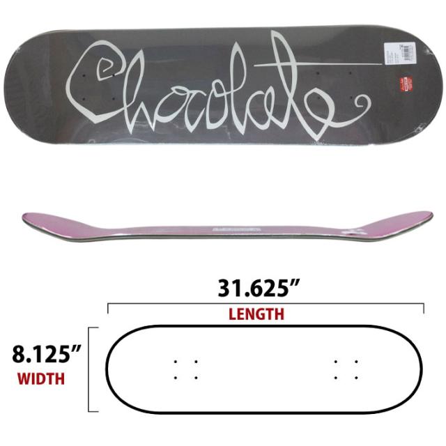 チョコレート スケートボード デッキ CHOCOLATE OG SCRIPT 8.125inch [CH1] JORDAN TRAHAN ジョーダン・トラハン スケボー_2