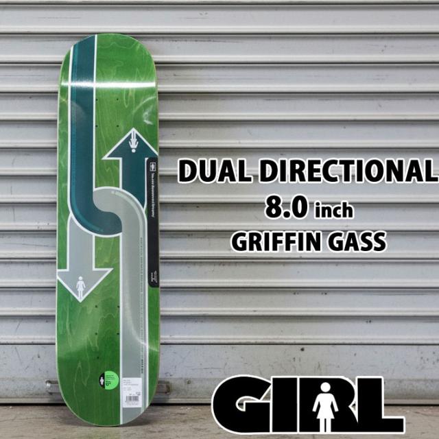 ガール スケートボードデッキ DUAL DIRECTIONAL 8.0inch [G16] GRIFFIN GASS GIRL SKATEBOARD グリフィン・ガス スケボー デッキ G5015