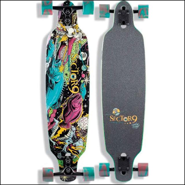 SECTOR9 セクターナイン FRACTAL BATTLE 36.0インチ CARVING サーフスケート オフトレ 陸トレ スケートボード SK8_1