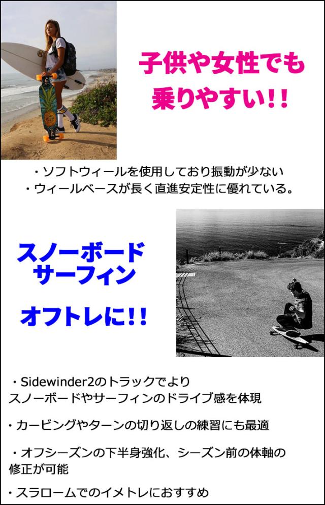 SECTOR9 セクターナイン AINA STRIKER 36.5インチ CARVING サーフスケート オフトレ 陸トレ スケートボード SK8_5