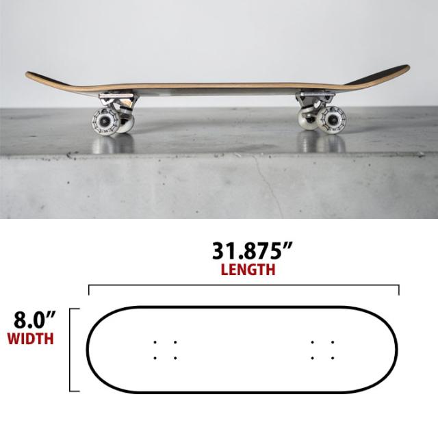 組立済み スケートボード LURKING CLASS 8.0inch COPRO WAVES [L101] ラーキングクラス コンプリート スケボー 完成品_2