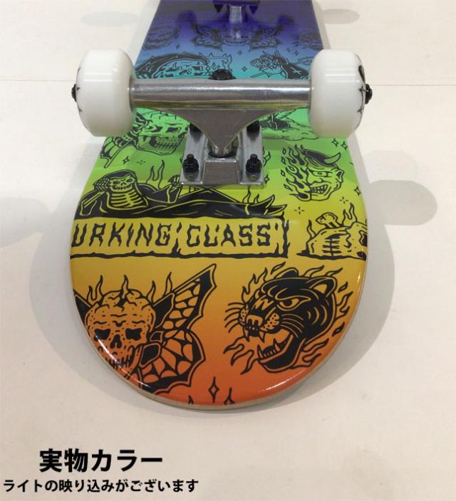 キッズサイズ 組立済み スケートボード LURKING CLASS 7.0inch FLASH RAINBOW KIDS [L102] ラーキングクラス コンプリート スケボー 完成品_1