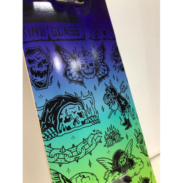 キッズサイズ 組立済み スケートボード LURKING CLASS 7.0inch FLASH RAINBOW KIDS [L102] ラーキングクラス コンプリート スケボー 完成品_3